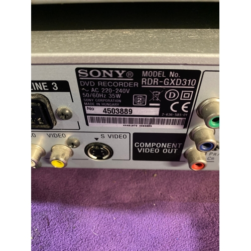 434 - Sony video cassette recorder SLV-SE730G, Sony Video cassette recorder SLV-E720UX and Sony DVD record... 