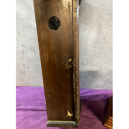 436 - Three Clocks including Ansonia Clock co Mantle clock, Knight & Gibbins clock and Large Excelsior Ger... 