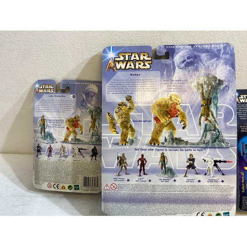 205 - Star Wars  - Empire Strikes Back - Sealed Figure assortment including, Hoth attack - Luke Skywalker,... 