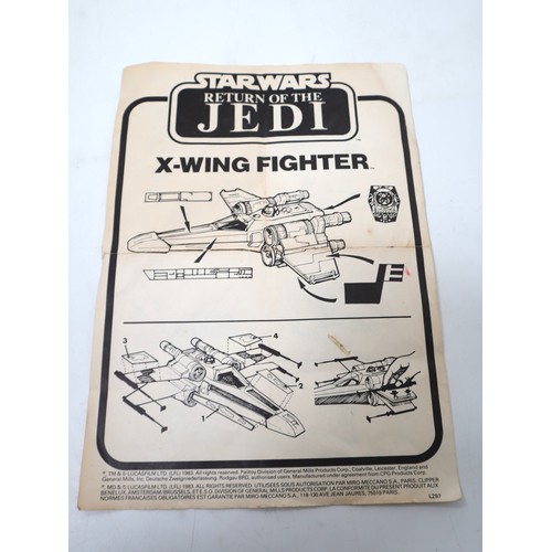 222 - 1983 Star Wars The Return of the Jedi X-Wing Fighter Vehicle by Palitoy - Boxed