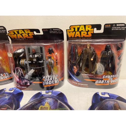 246 - 18 x Star Wars Revenge of the Sith sealed figure packs