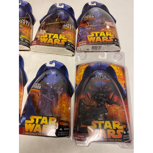 246 - 18 x Star Wars Revenge of the Sith sealed figure packs