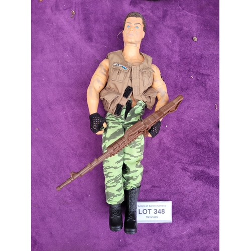 268 - Collection of action Man includes 2 action men 1 tank and Action Man Jeep