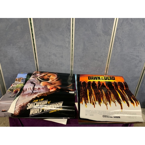 450 - A large collection of movie posters Including Sky captain and the world of tomorrow, Dawn of the Dea... 