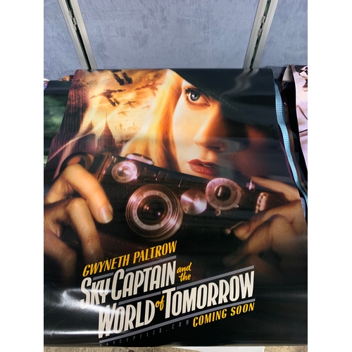 450 - A large collection of movie posters Including Sky captain and the world of tomorrow, Dawn of the Dea... 