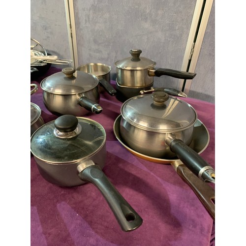 452 - A large selection of Kitchenware. some stainless steel