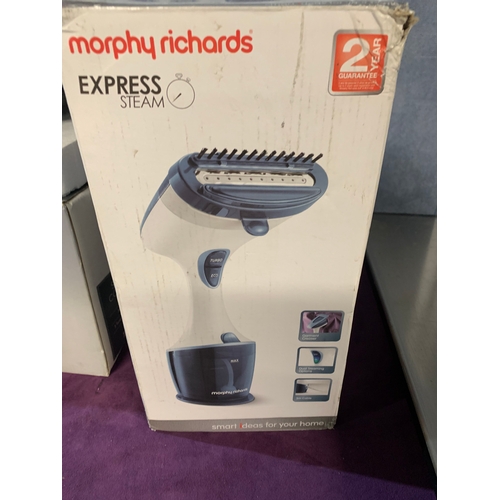 461 - A collection of electrical goods including a Russell Hobbs iron (22520), Tesco slow cooker (SCSS12),... 