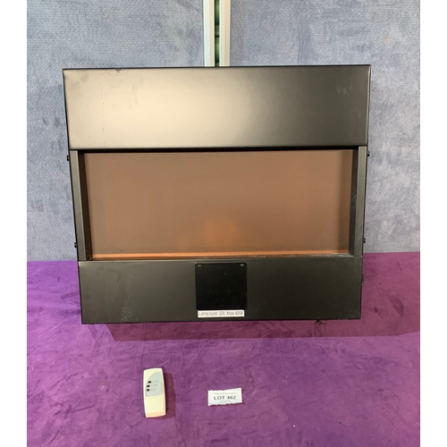 462 - A Dimplex opti-myst electric fire place including remote control