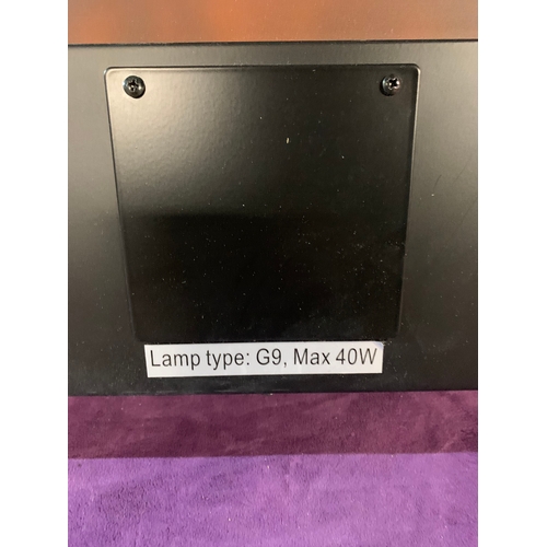 462 - A Dimplex opti-myst electric fire place including remote control