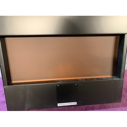 462 - A Dimplex opti-myst electric fire place including remote control