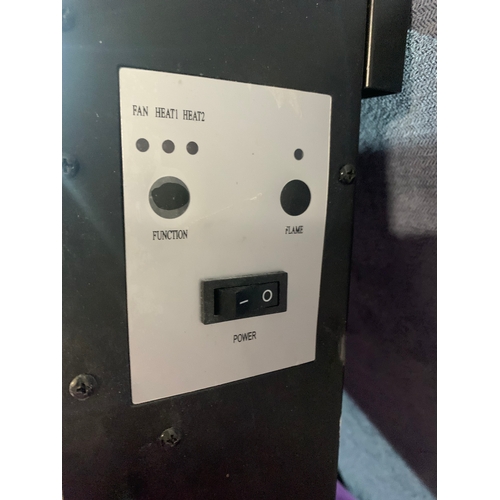 462 - A Dimplex opti-myst electric fire place including remote control