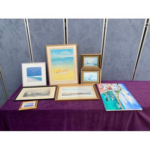 541 - A Quantity of Seaside related Prints