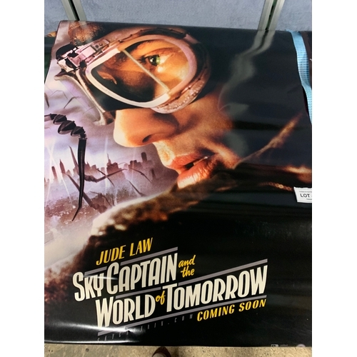 450 - A large collection of movie posters Including Sky captain and the world of tomorrow, Dawn of the Dea... 