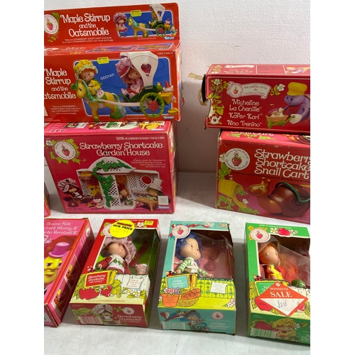 200 - A Collection of Strawberry Shortcake toys in original boxes by Kenner includes Strawberry Shortcake ... 