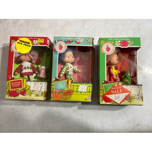 200 - A Collection of Strawberry Shortcake toys in original boxes by Kenner includes Strawberry Shortcake ... 