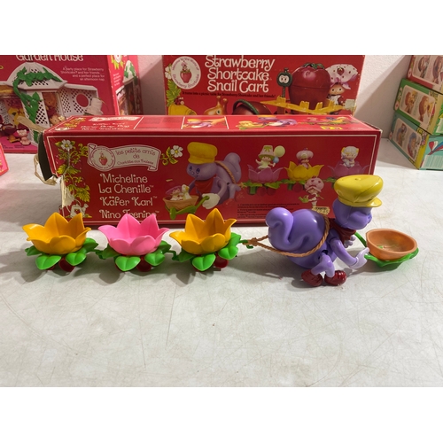 200 - A Collection of Strawberry Shortcake toys in original boxes by Kenner includes Strawberry Shortcake ... 