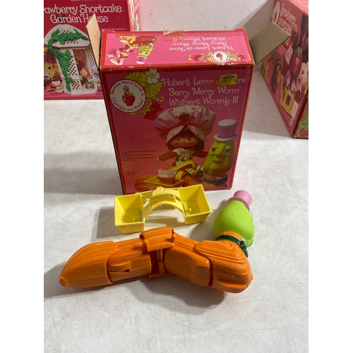 200 - A Collection of Strawberry Shortcake toys in original boxes by Kenner includes Strawberry Shortcake ... 