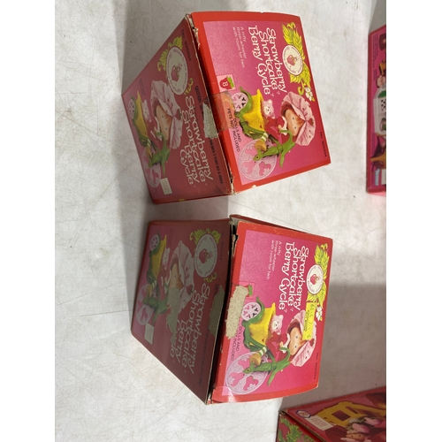 200 - A Collection of Strawberry Shortcake toys in original boxes by Kenner includes Strawberry Shortcake ... 