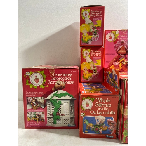 200 - A Collection of Strawberry Shortcake toys in original boxes by Kenner includes Strawberry Shortcake ... 