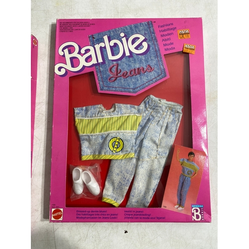 201 - Barbie Magic Pegasus Prince Aidan, Rockstars Derek and Baywatch Dolls with Various Barbie clothes an... 