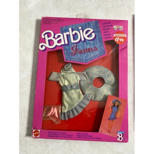 201 - Barbie Magic Pegasus Prince Aidan, Rockstars Derek and Baywatch Dolls with Various Barbie clothes an... 