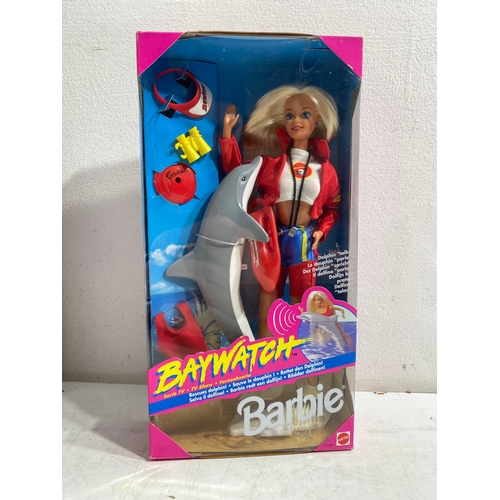 201 - Barbie Magic Pegasus Prince Aidan, Rockstars Derek and Baywatch Dolls with Various Barbie clothes an... 