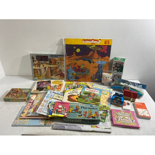 214 - Large collection of Various collectables including Childrens books/Activity books, Carpet play mats,... 