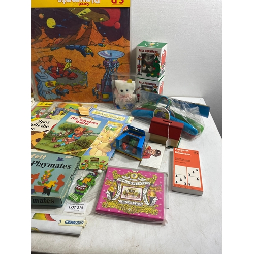 214 - Large collection of Various collectables including Childrens books/Activity books, Carpet play mats,... 