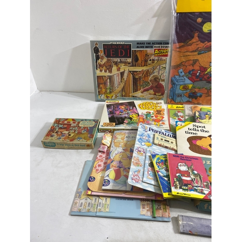 214 - Large collection of Various collectables including Childrens books/Activity books, Carpet play mats,... 