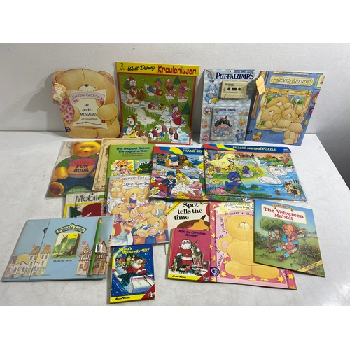 214 - Large collection of Various collectables including Childrens books/Activity books, Carpet play mats,... 