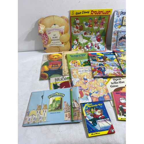 214 - Large collection of Various collectables including Childrens books/Activity books, Carpet play mats,... 