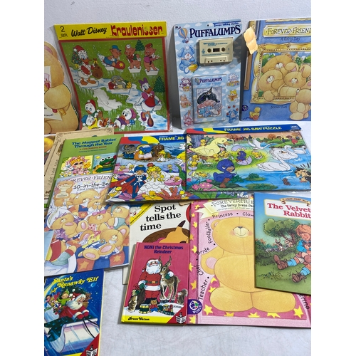 214 - Large collection of Various collectables including Childrens books/Activity books, Carpet play mats,... 