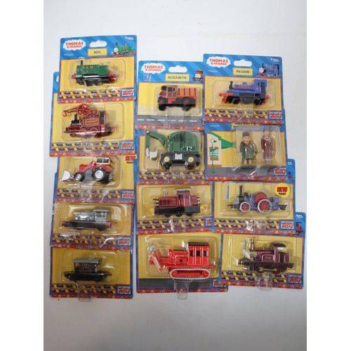 70 - Thomas & Friends by Ertl 2002-2004 - A collection sealed on card Die-Cast engines, vehicles & Mrs Ha... 