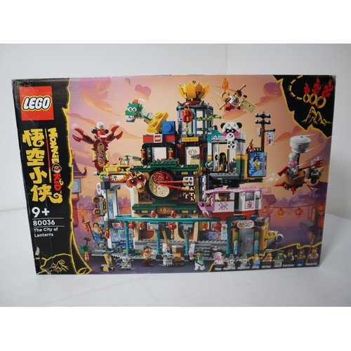 126 - Lego Monkie Kid - 80036 The City of Lanterns - Boxed with instructions /Minifigures