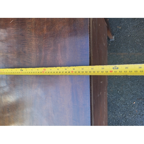 558 - Antique Serpentine Mahogany sideboard