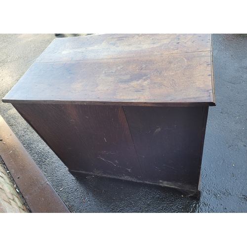 565 - Antique 19th Century Oak knee hole desk