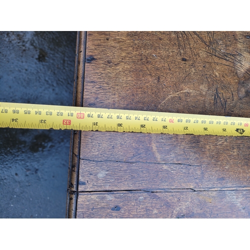 565 - Antique 19th Century Oak knee hole desk