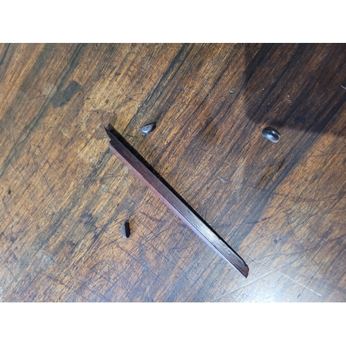 583 - Antique desk with beaded trimming