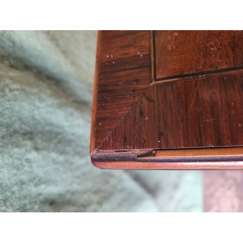 584 - 19th century Mahogany bow front chest of three drawers