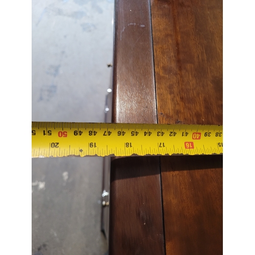 587 - Mid Century Stag Minstrel Tall Boy Chest of Drawers