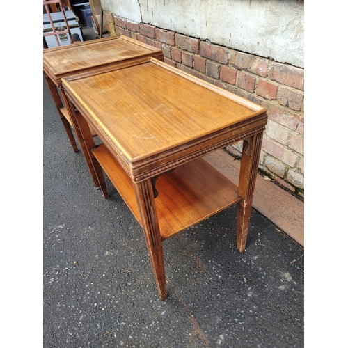 612 - Vintage pair of side tables