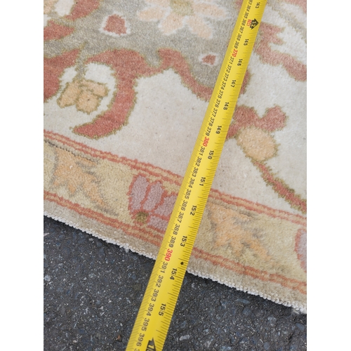 626 - Large traditional floral patterned rug with vintage colour palette Persian style 390cm x 306cm