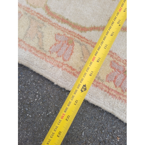 626 - Large traditional floral patterned rug with vintage colour palette Persian style 390cm x 306cm