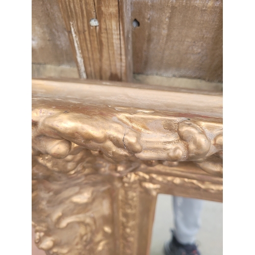301 - Large Gilt frame mirror