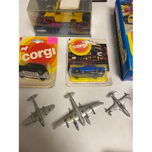 220 - A large collection of assorted vehicles including boxed corgi Juniors set, Corgi Classic Sports Cars... 