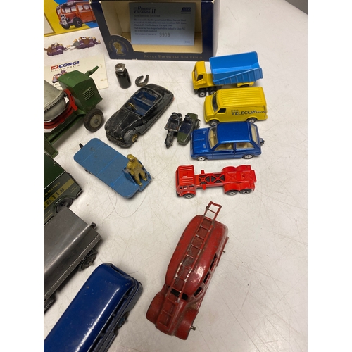 220 - A large collection of assorted vehicles including boxed corgi Juniors set, Corgi Classic Sports Cars... 