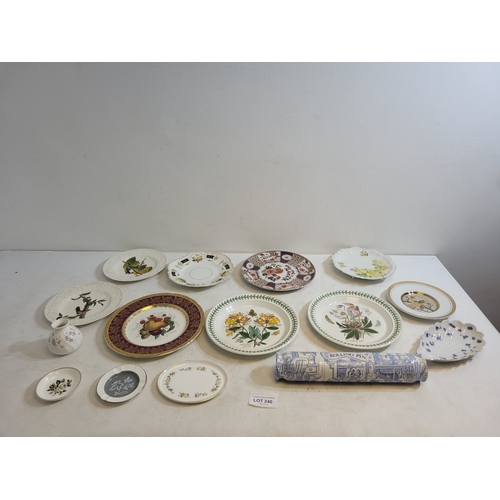 240 - Collection of collectables including Wedgewood, Alfred meakin, the botanic garden and more