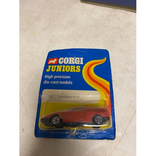 266 - A Selection of Corgi Diecast Vehicles in original packaging including - Corgi Juniors Cars, 72 Merce... 