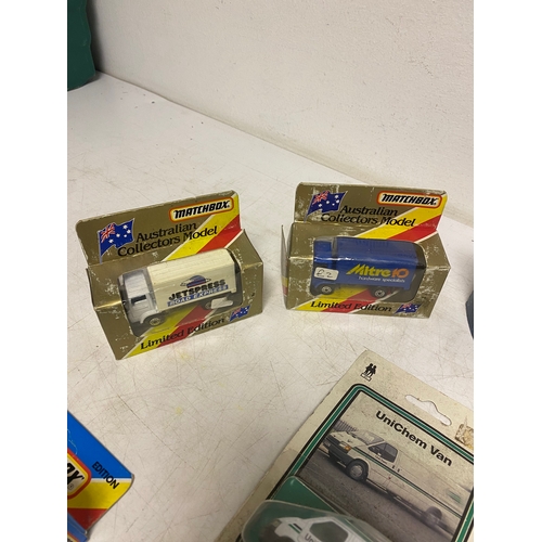 267 - An assortment of Diecast Matchbox vehicles in original packaging. Matchbox cars including 4x Limited... 