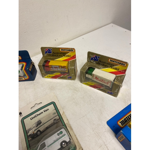 267 - An assortment of Diecast Matchbox vehicles in original packaging. Matchbox cars including 4x Limited... 